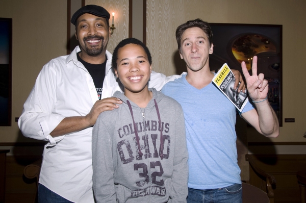 Photo Flash: Jesse L. Martin Visits SPIDER-MAN! Image