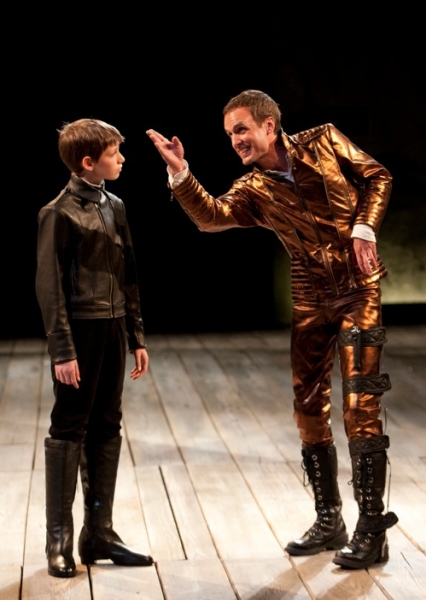 Jonas McMullen as Edward, Prince of Wales and Jay Whittaker as Richard III Photo