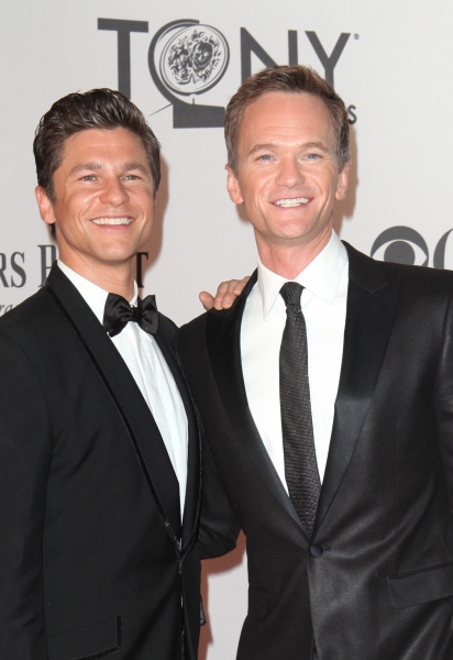 David Burtka and Neil Patrick Harris pictured at the 66th Annual Tony Awards held at  Photo