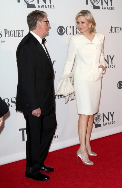 Mike Nichols and Diane Sawyer pictured at the 66th Annual Tony Awards held at The Bea Photo