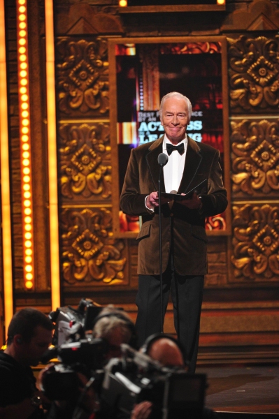 Christopher Plummer at the 66th annual Tony Awards in New York on June 10, 2012 Photo