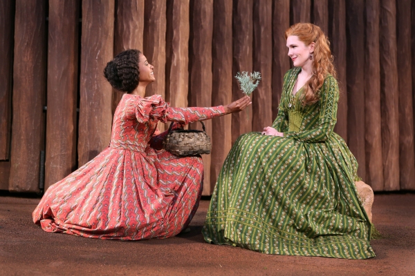 Renee Elise Goldsberry and Lily Rabe in the Shakespeare in the Park production of As  Photo