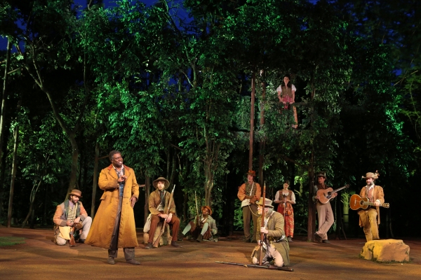 Andre Braugher and the cast in the Shakespeare in the Park production of As You Like  Photo