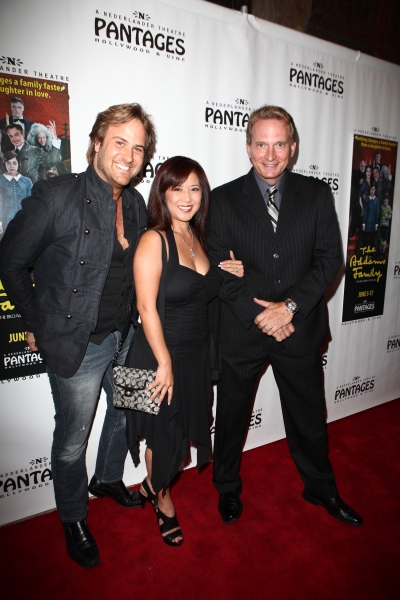 Rex Smith with wife Tracy Lin and Jimmy Mulligan Photo