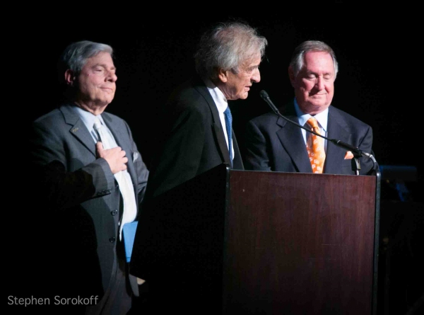 Marty Markowitz, Elie Wiesel, Neil Sedaka Photo