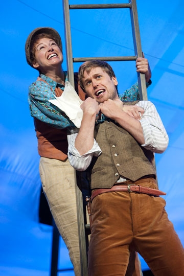 Dana Green as Rosalind and Dan Amboyer as Orlando in The Old Globe's Shakespeare Fest Photo