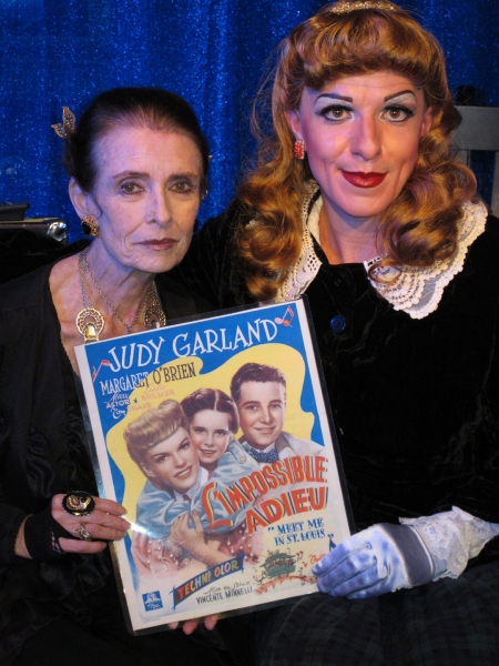 Photo Flash: Margaret O'Brien Visits Peter Mac's GET HAPPY! A 90th BIRTHDAY CELEBRATION Image