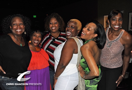 Yvette Cason, Carla Renata, Amber Snead, Lillias White, friend and Dawnn Lewis Photo