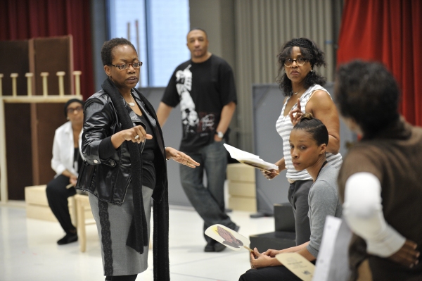 Photo Flash: E. Faye Butler, Felicia Fields et al. in CROWNS' Rehearsal at Goodman Theatre Image
