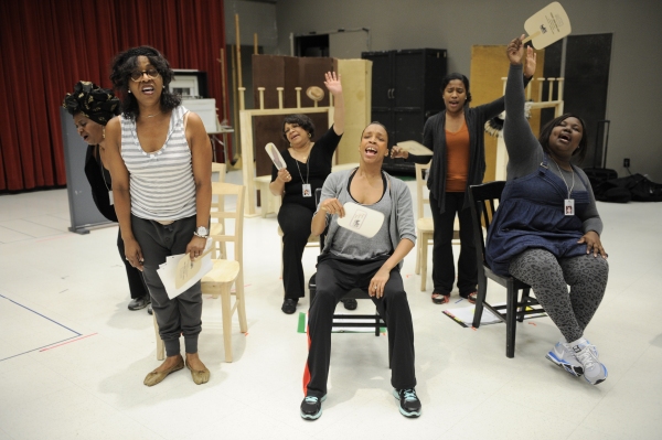 Photo Flash: E. Faye Butler, Felicia Fields et al. in CROWNS' Rehearsal at Goodman Theatre Image