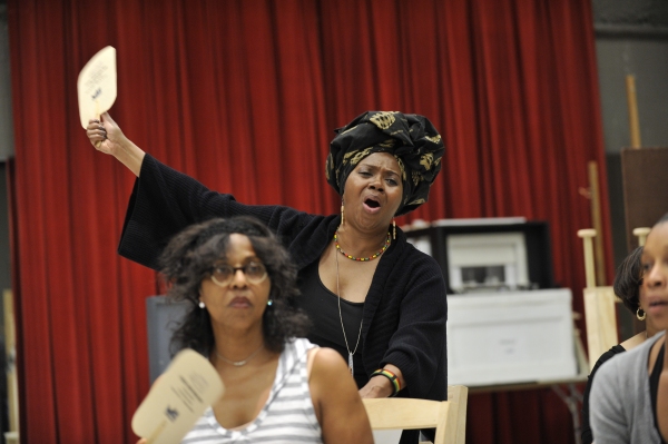 Photo Flash: E. Faye Butler, Felicia Fields et al. in CROWNS' Rehearsal at Goodman Theatre Image