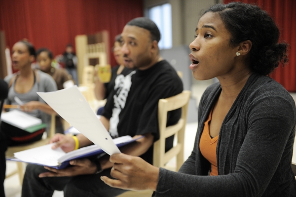 Photo Flash: E. Faye Butler, Felicia Fields et al. in CROWNS' Rehearsal at Goodman Theatre Image