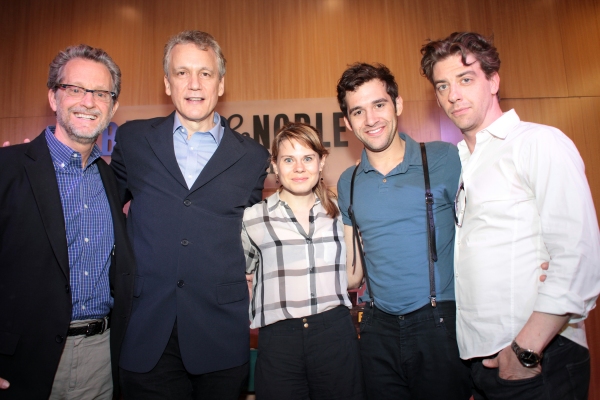 Ridley Pearson, Rick Elice, Celia Keenan-Bolger, Adam Chanler-Berat, Christian Borle at 