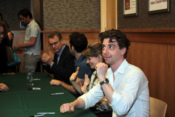 Photo Coverage: Christian Borle, Celia Keenan-Bolger & Adam Chanler-Berat Promote Newly Published PETER AND THE STARCATCHER Script at Barnes & Noble Image