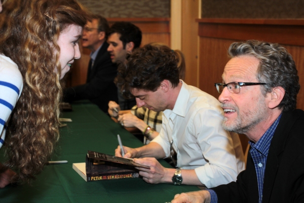 Photo Coverage: Christian Borle, Celia Keenan-Bolger & Adam Chanler-Berat Promote Newly Published PETER AND THE STARCATCHER Script at Barnes & Noble Image