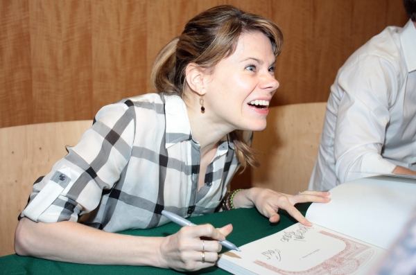 Photo Coverage: Christian Borle, Celia Keenan-Bolger & Adam Chanler-Berat Promote Newly Published PETER AND THE STARCATCHER Script at Barnes & Noble Image
