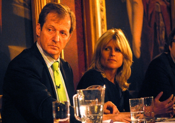 Alastair Campbell and Rachel Johnson Photo