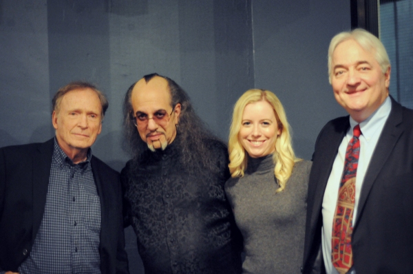 Dick Cavett, Max Maven, Melanie Crispin (who is also in the show) and producer/direct Photo