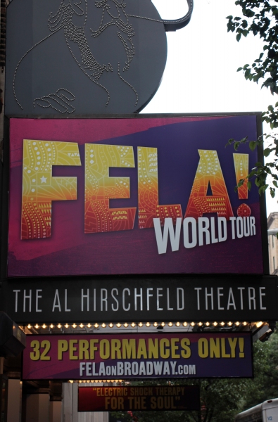 Photo Coverage: FELA! - Up on the Marquee! Image