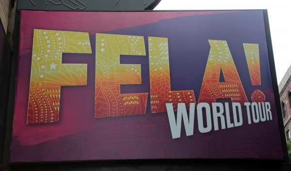 Photo Coverage: FELA! - Up on the Marquee! Image