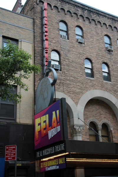 Photo Coverage: FELA! - Up on the Marquee! Image