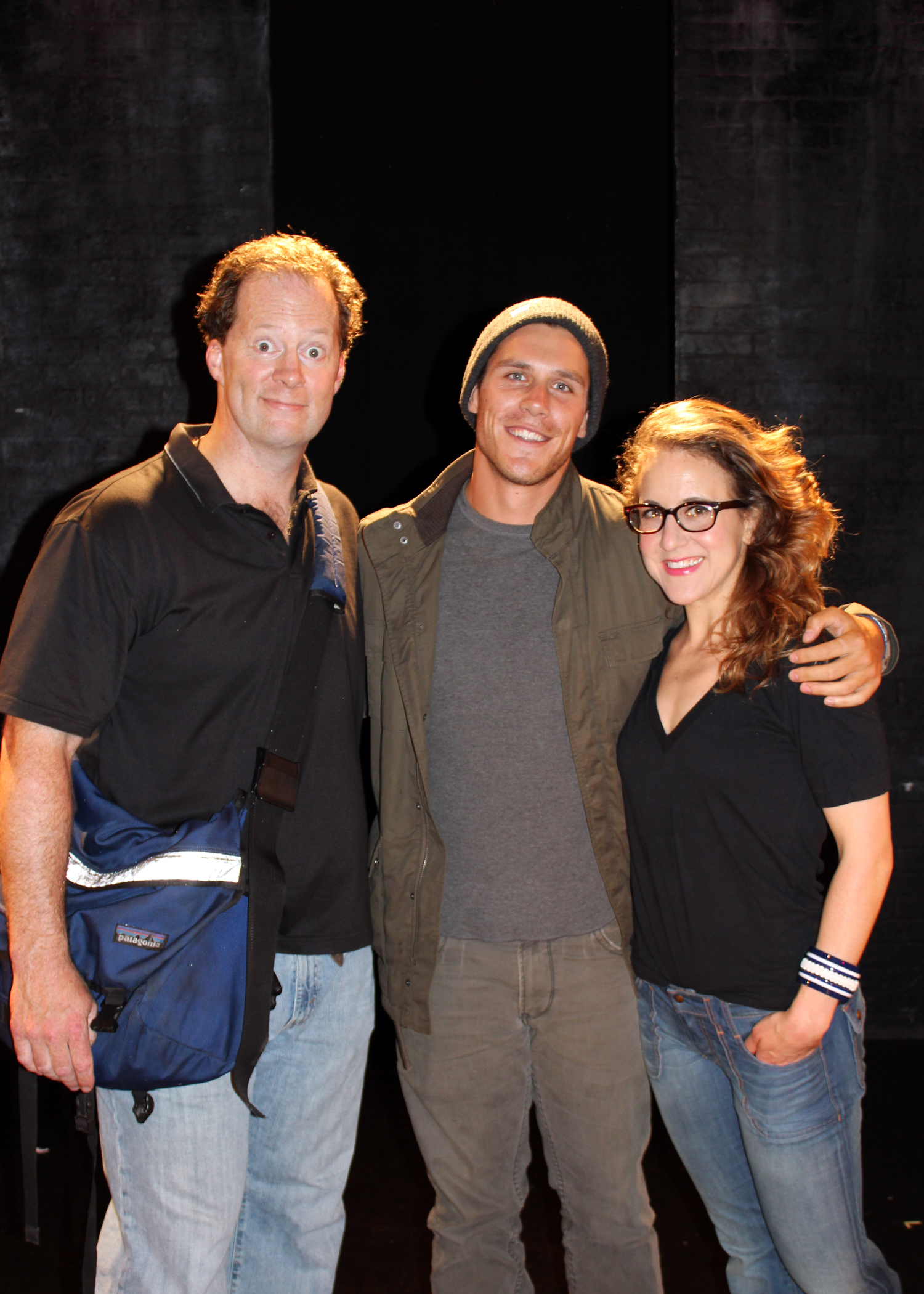 Photo Flash: TMZ's Peter O Riordan Visits SILENCE! The Musical Image
