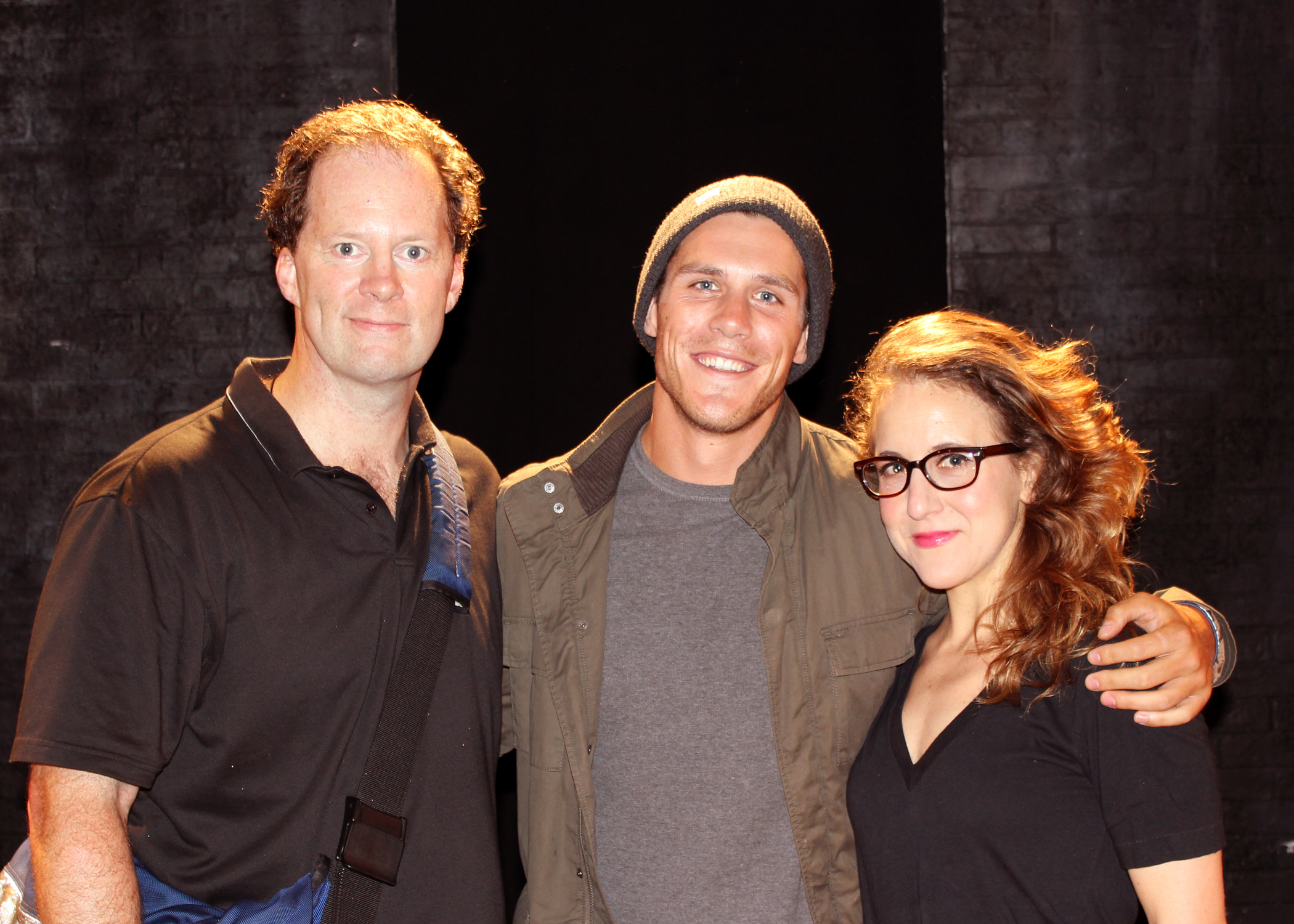 Photo Flash: TMZ's Peter O Riordan Visits SILENCE! The Musical Image