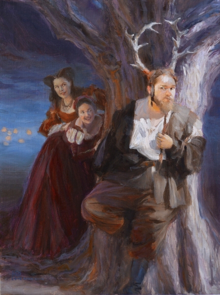 Photo Flash: Richard Lance Russell's Shakespeare Paintings, on View at Utah Shakes, Beg. 6/28 