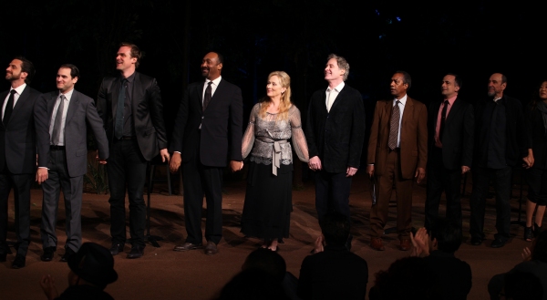 Photo Coverage: Meryl Streep, Kevin Kline & Co. in ROMEO & JULIET Curtain Call in Central Park Image