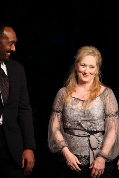 Photo Coverage: Meryl Streep, Kevin Kline & Co. in ROMEO & JULIET Curtain Call in Central Park Image