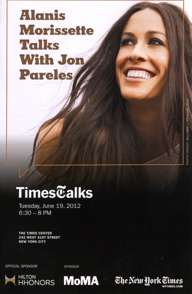 Photo Coverage: Alanis Morissette Visits TimesTalks Image