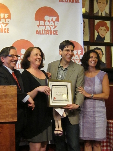 Photo Flash: Vital Theatre Company at the Off-Broadway Alliance Awards Image