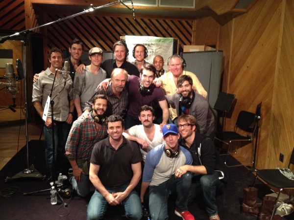 Photo Flash: Ricky Martin, Elena Roger, Michael Cerveris and the Cast of EVITA in the Recording Studio! Image