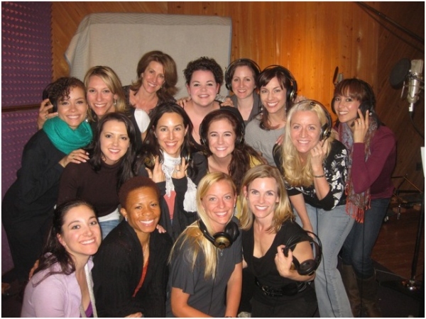 Photo Flash: Ricky Martin, Elena Roger, Michael Cerveris and the Cast of EVITA in the Recording Studio! Image