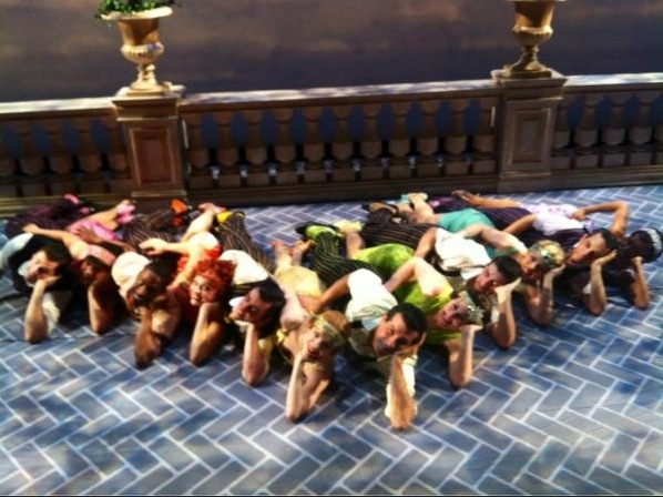 Photo Flash: Saturday Intermission Pics, June 23, Part 2 - GODSPELL Cast and PRISCILLA's Nick Adams and Ellyn Marsh Say Farewell Image
