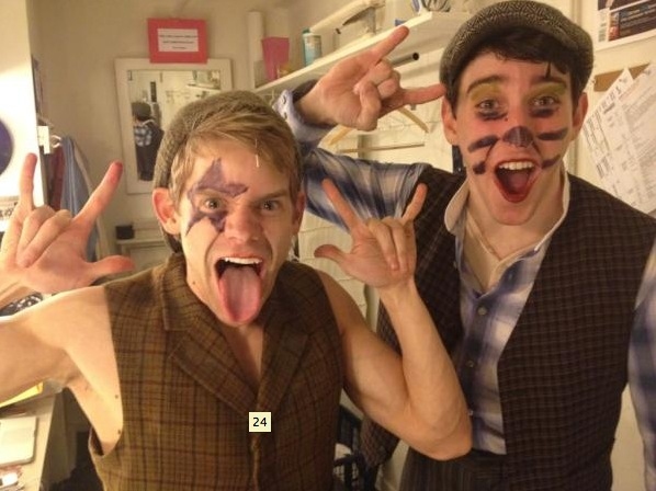Photo Flash: Saturday Intermission Pics, June 23, Part 2 - GODSPELL Cast and PRISCILLA's Nick Adams and Ellyn Marsh Say Farewell Image