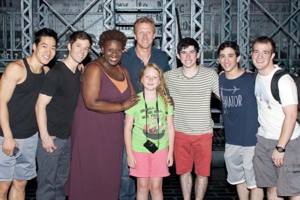 Photo Flash: BRAVE's Kevin McKidd Visits NEWSIES Image