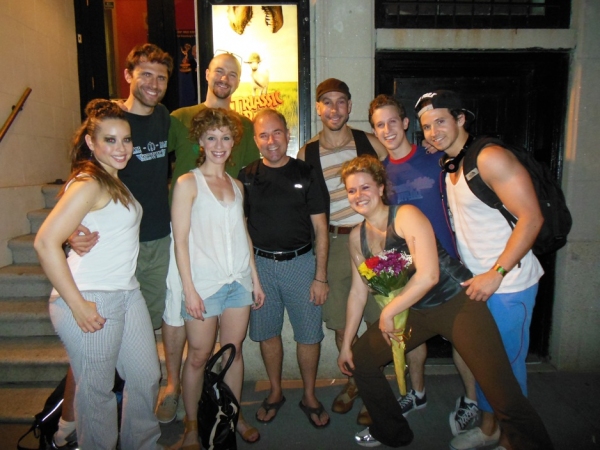 Photo Flash: Stephen Flaherty Visits SILENCE! The Musical and TRIASSIC PARQ Image