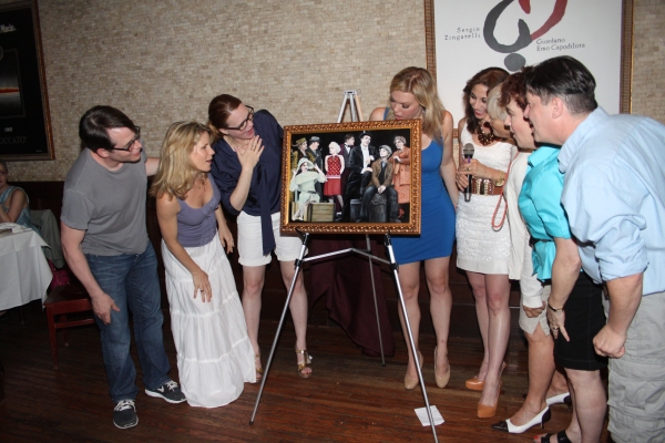 Photo Coverage: Tony's di Napoli Inducts NICE WORK IF YOU CAN GET IT onto Broadway Wall Of Fame!  Image