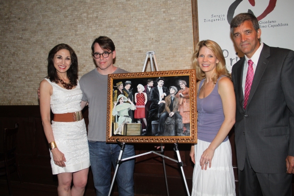 Valerie Smaldone, Matthew Broderick, Kelli O'Hara and Bruce Dimpflmaier Photo