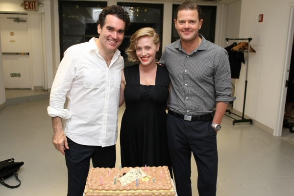 Brian d'Arcy James, Haven Burton and Clarke Thorell Photo
