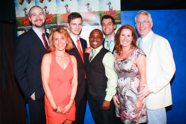 Photo Flash: Lindsay Nicole Chambers et al. at TRIASSIC PARQ THE MUSICAL's Opening Night at SoHo Playhouse Image