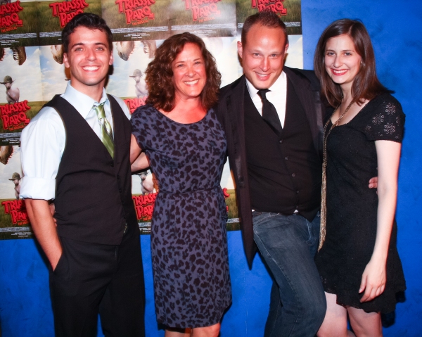Photo Flash: Lindsay Nicole Chambers et al. at TRIASSIC PARQ THE MUSICAL's Opening Night at SoHo Playhouse Image