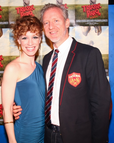 Photo Flash: Lindsay Nicole Chambers et al. at TRIASSIC PARQ THE MUSICAL's Opening Night at SoHo Playhouse Image