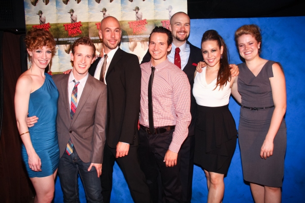 Photo Flash: Lindsay Nicole Chambers et al. at TRIASSIC PARQ THE MUSICAL's Opening Night at SoHo Playhouse Image