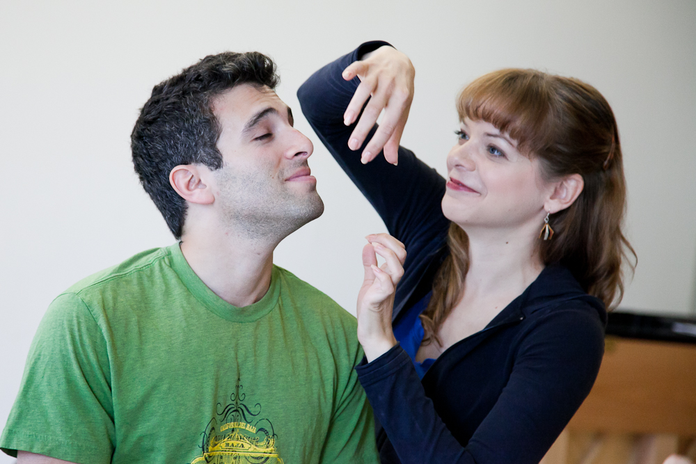 Photo Flash: Jarrod Spector, Catherine Cox et al. in Rehearsal for NYMF's FLAMBÉ DREAMS Image