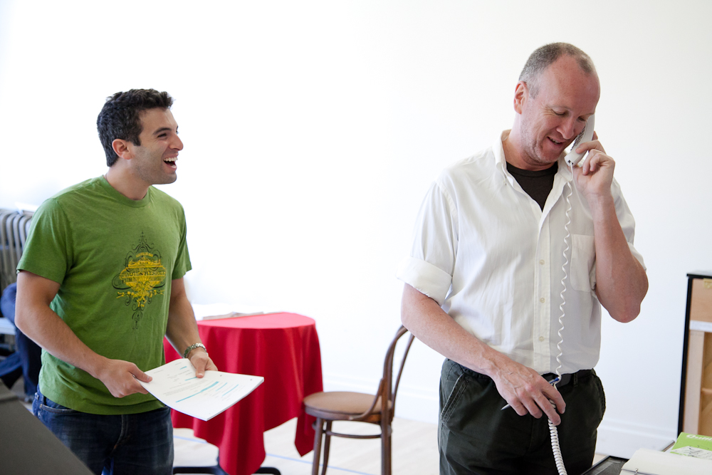 Photo Flash: Jarrod Spector, Catherine Cox et al. in Rehearsal for NYMF's FLAMBÉ DREAMS  Image