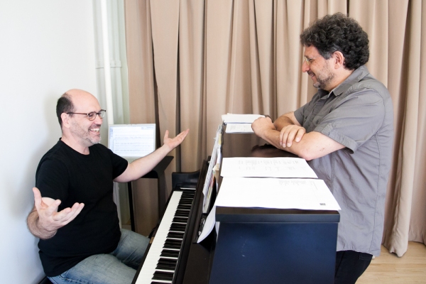 Photo Flash: Jarrod Spector, Catherine Cox et al. in Rehearsal for NYMF's FLAMBÉ DREAMS Image