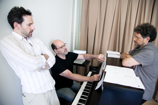 Photo Flash: Jarrod Spector, Catherine Cox et al. in Rehearsal for NYMF's FLAMBÉ DREAMS Image