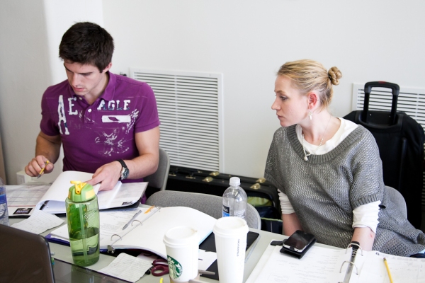 Photo Flash: Jarrod Spector, Catherine Cox et al. in Rehearsal for NYMF's FLAMBÉ DREAMS Image